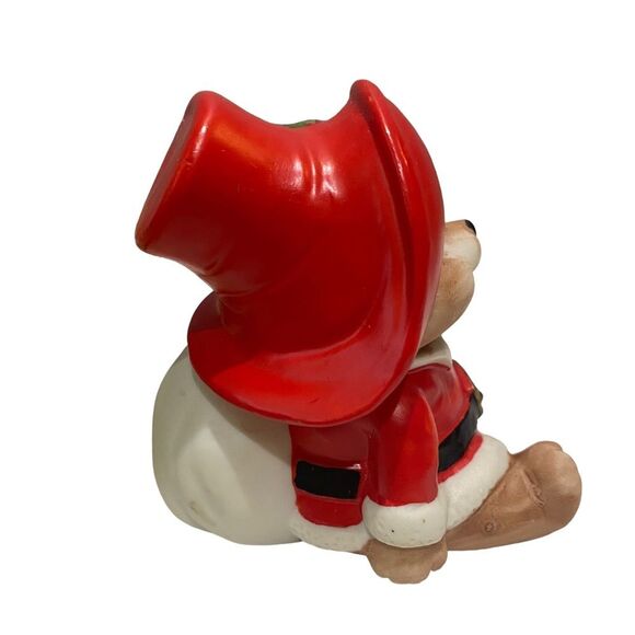 Complete Set of Three Vintage Homco Ceramic Christmas Teddy Bears 5600 - Picture 9 of 16